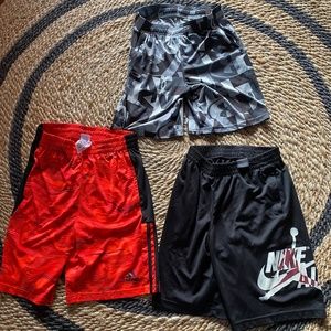 Boys shorts (3) Nike, Under Armour,  Adidas